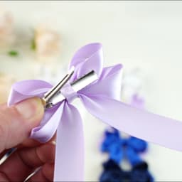 2pcs/set Large Satin Ribbon Bows Hair Clip for Women Girls Sweet Ponytail Holder Bowknot Hairpin Barrettes Hair Accessories Gift
