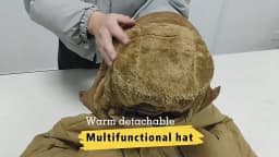 Plus Velvet Thick Warm Multi Pocket Jackets Solid Parkas Male Coat Large Size Clothing New Parka Outdoor Men's Winter Jacket