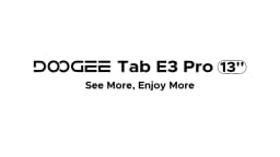 DOOGEE Tab E3 Pro Tablet Android 15 Gemini AI 13'' Display 7.9mm Ultra-thin 8GB 256GB Smart Pad 11000mAh Battery Global Version