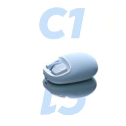 YUNZll C1 Silicone Wireless Mouse, Tri-Mode Bluetooth Mouse, Optical Tracking,Customize Mice for Laptop, Computer, iPad, MacBook