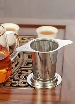 1PCS Reusable Tea Leak Stainless Steel Filter Coffees Infuser Basket Tea Strainer Teapot Cup Filter Multi- Teapot Infuser Leak