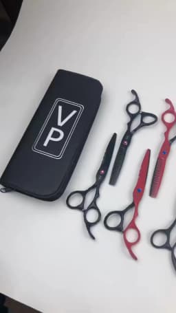 VP Professional Hairdressing Scissors Barber Set 5.5 6.0 Hairdresser Hair Beauty Scissors Set Cutting Hair Thinning Salon Tools