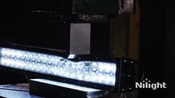 Nilight 18W LED Light Bar 8PCS 3.8inch 1260lm Spot LED Pods Driving Fog Light Off Road Lights Bar Jeep Lamp
