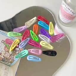 Solid color 3cm baby bb clip shiny and fashionable cute small hair clip side hair breaking bang clip