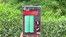 ODI Van Bicycle Handlebar Grips Silicone Lock-On Anti-slip Shock Absorption MTB Double Lock Ring for BMX Folding Bike Parts