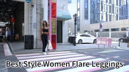 Women's Super Soft Flare Pants High Waisted Tummy Control Workout Yoga Leggings Bell Bottoms