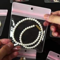 10Pcs Multi Size EVA Hang Hole Self Seal Packaging Bags Jewelry Organizer For Earrings Bracelet Storage Display Gift Packaging