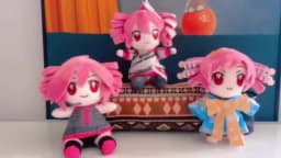 Kasane Teto Plush Toy Soft Doll Stuffed Plushies Figure Anime Cosplay Cartoon Birthday Present Christmas Gift for Fans Girl