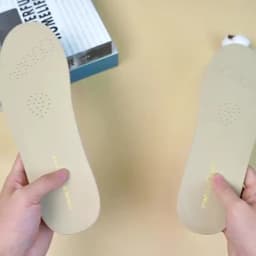Latex Insole for Feet Leather Shoe Sole Inserts Soft Cowhide Sports Shock Absorbing Plantar Fasciitis Template Insoles for Shoes