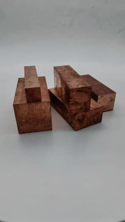 Copper Flat Bar Plate Strip Sheet Rods Various Sizes