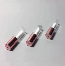 50/100/200Pcs Black Blue Silver Rose Gold Lip Gloss Tube Cosmetic with Cap Empty Lipstick Bottle Lipgloss Sample Container