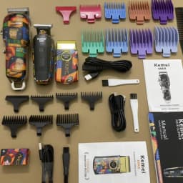 Kemei Rechargeable Graffiti Pattern Electric Hair Clipper Professional Barber Trimmer Man Shaver Km-MAX2092 KM-MAX5090 KM-RS7098