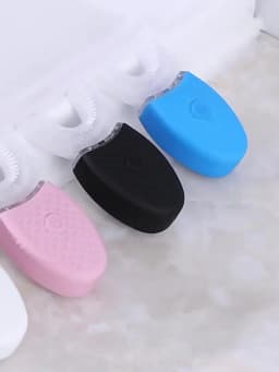Electric Toothbrush U-Type 360 Degrees Intelligent Silicon Head Electric Toothbrush Automatic USB Rechargeable Waterproof