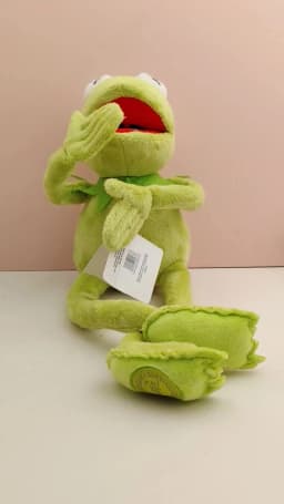Cartoon Kermit The Frog Plush Toys Adjustable Cute Anime Things Stuffed Animals Dolls Kawaii Decor Children Birthday Xmas Gifts