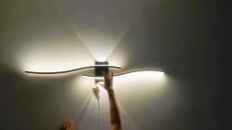 Modern Minimalist LED Wall Light Black White Interior Decoration Lamps Wall Lamp Living Room Up Down Light Indoor for Bed Room
