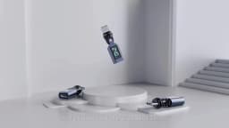 AUFU 9Pin Magnetic Type C Adapter Digital Display PD240W USB C to Type C Micro Male Converter for iPhone 17 Laptop OTG Adapter