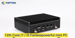 13th Gen I7 1355U I5 1335U Fanless Intel Mini PC 2*2.5G LAN PCIe4.0 DDR4 Thunderbolt 4 EGPU Desktop PC Gamer Mini Computer WiFi6