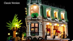 Led Light Kit For LEGO 10297 Boutique Hotel Collectible Building Blocks Model Only Light Kit Included