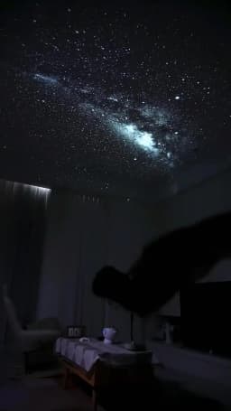 12 IN 1 Galaxy Star Projector with Meteor Bluetooth 360° Rotation Starry Sky Projector Night Light for Kids Gift Room Decor Lamp