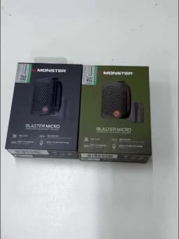 Monster M3 Magnetic Clip-On Mini BT V5.4 Portable Outdoor Sport Wearable Wireless Bluetooth Speakers With Bass Mic