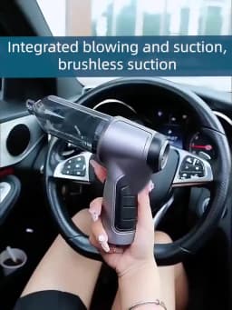 Wireless Car Vacuum Cleaner Strong Cordless Cleaner Suction Handheld Auto Vacuum Home&Car Dual Use MiniVacuum Cleaner Appliance