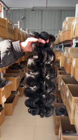 Virgin Raw Loose Deep Wave Human Hair Bundles Deal Jerry Curly Hair Bundles Brazilian Wet and Wavy Hair Weave Hir Extensions 18A