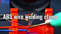 HZY ABS Welding Wire Fixture Soldering Wire Holder Cable Clamp Holder for 30AWG-12AWG Wire Welding Bench with 5 Gears
