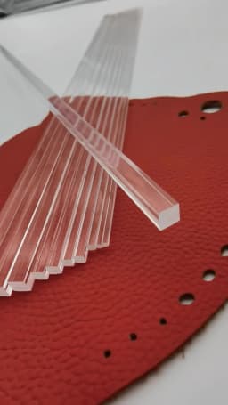 Clear Acrylic Plastic Square Flat Rod Bar Plate 3mm 4mm 5mm 6mm 8m 10mm 15mm 20mm 25mm 30mm 40mm 50mm 60mm 70mm 80mm 90mm 100mm