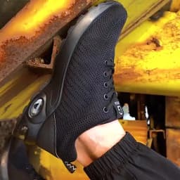 Anti-puncture Security Protective Shoes Air Cushion Work Sneakers Steel Toe Work Shoes Men Women Safety Shoes Light Breathable