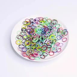 50pcs 8mm 10mm Colorful Single Loop Ring Metal Closed End Single Ring For Diy Jewelry Making Connectors Accessories Supplies