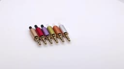 10pcs Stereo 3.5mm Connectors with Protecting Tail Gold Plated 3 Poles Plug 3.5mm Jack Male Connector Earphone Jack DIY