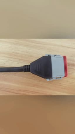A+++++Truck Diagnostic Cable For Komatsu Original Cable 12Pin OBD Cable Adapter For Cummins Inline6 OBD2 Connect Cable Wire Line