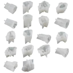 M76B Crystal Cluster Mould 18 Styles Ice Cluster Ornament Rockery Crystal Stone Mould