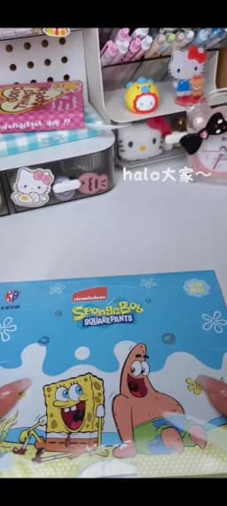 KABAO Anime SpongeBob SquarePants Patrick Star Card Collection Trading Cards Cartoon Funny Collection Cards Toy For Kids Gift