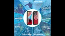 Shellbox-Hot Sale Magnetic Shockproof Dustproof IP68 Professional Waterproof Phone Case for IPhone16ProMax/15/14/13