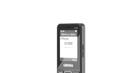 UNIWA V2000 4G Keypad Feature Phone 2.4 Inch Big Button Loud Volume Dual SlM 1700mAh Russia Keyboard for Elderly SOS BT V5.0
