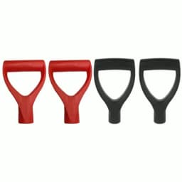 1/2Pcs Shovel Handle D Shaped Grip Plastic Shovel Handle Replacement For Garden Shovel Grip Digging Rake Tool Red Black