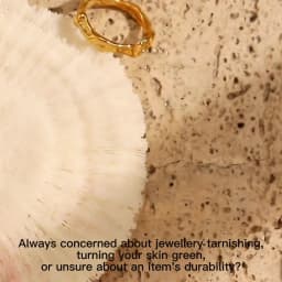 Casting Irregular Water Wave Hammered Gold Plated Index Finger Rings For Woman Minimalist Basics Stainless Steel Rings Jewelry