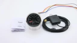 30/60/80/120/200 Km/h GPS Speedometer With GPS Antenna for 12V 24V Car Boat Marine Waterproof Speed Gauge Odometer 7 Colors led