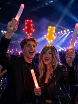 Detachable LED Red Arrow Light Headband Light Up Symbol Shape LED Hair Hoop Concert Hair Accessory Glow Party Decor