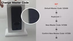 Smart Lock with Password, Keyless Entry Door Lock with Touchscreen Keypads, Easy to Install, App Unlock, 50 User Codes