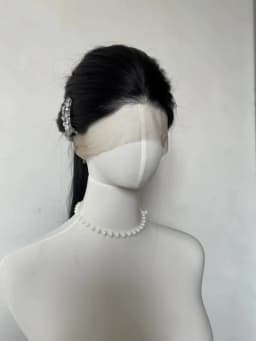 360 Lace Front Brow Wig for Women 26inch Long Straight 13x4 HD Synthetic Lace Wigs for Daily Use Cosplay High Quality
