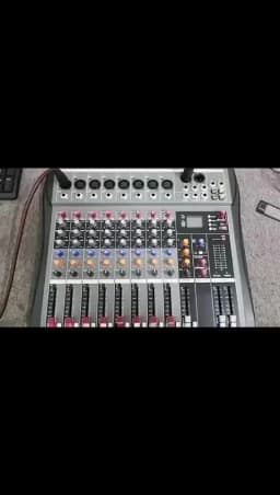 8 Channel Professional Mixer Sound Board Console Desk System Interface Digital USB Computer MP3 Input Phantom Power Stereo