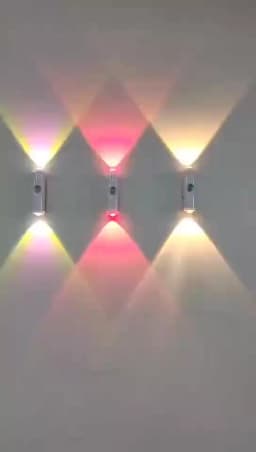 LED Night Light with Motion Sensor Wall Lamp Rechargeable RGB Gradient Ambient Night Lights Magnetic Sunset Lamp Room Decoration