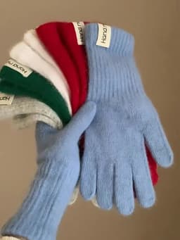 Winter Women Wool Gloves Knitted Full Finger Extended Long Gloves Wool Touchscreen Mittens Thick Warm Cycling Anti Cold Gloves