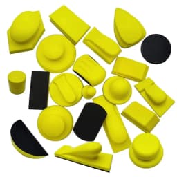 Sanding Disc Holder Sand Paper Backing Polishing Pad Hand Grinding Block PU Foam Sanding Disc for Polishing Wood and Metal