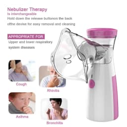 Nebuliser Home Use Adult Children USB Nebuliser Handheld Rechargeable Portable Medical Mist Spray Machine Nebuliser
