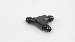High Quality AN4 AN6 AN8 AN10 Y Adapter Block Male Thread Fuel Hose Fitting Adapters Tee Oil Pipe Joint Universal Aluminium