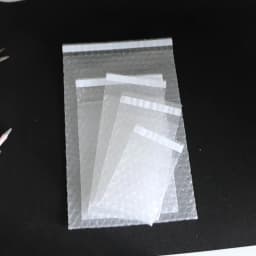 10-50pcs/lot Clear Self-adhesive Double Sided Bubble Bags Packaging Pouches Jewelry Bead Small Accessories Shipping Packaging