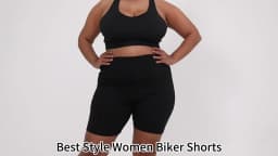2 Pack Plus Size Biker Shorts for Women High Waisted Super Soft Workout Yoga Athletic Shorts Running